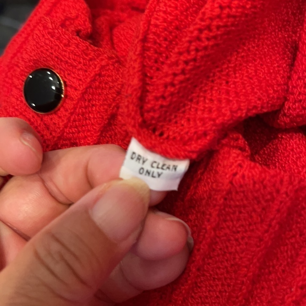 Aa: Vintage St John For Saks Fifth Ave Cardigan - Picture 10 of 13
